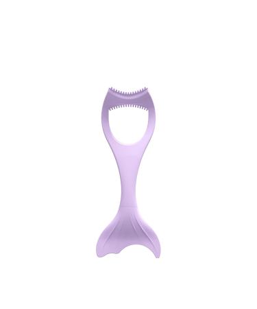 SHANPIN Silicone Winged Eyeliner Stencil Makeup  Mermaid Mascara Guard Upper Lower Eye Eyeliner Tape Lash Mascara Guard Applicator Eyelash Comb Cosmetic Tool  Reusable Makeup Eyelash Tool  Detachable Purple Guard