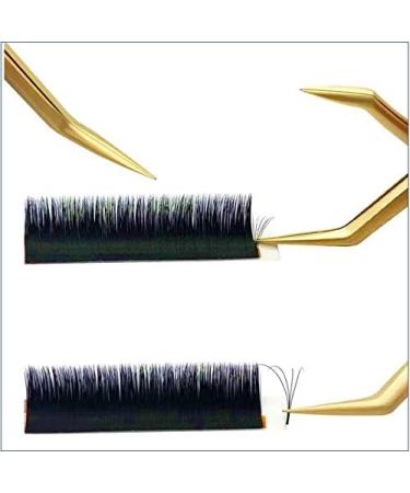 Premium Diamond Tip Precision Tweezers for Eyelash Extensions & 5D Volume Technique - International Shipping - Buy Online on SooperMarket.com
