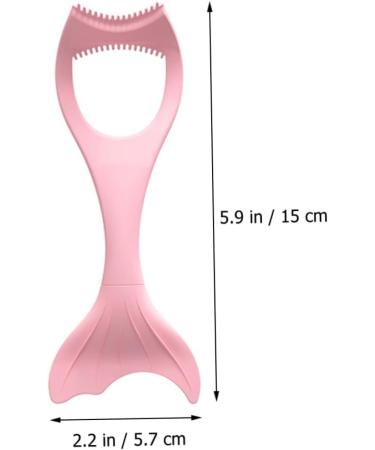 BELLIFFY 2pcs Mascara Brush Eyeliner Applicator Tool Massaging Eye Mask Eyeshadow Stencil Pink - Buy Online on SooperMarket.com