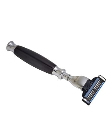 Union Razors SS3RZ Razor with Black Wood Handle - Premium Quality Shaving Solution 1 Count - Perfect for a Smooth Shave - Buy Online on SooperMarket.com