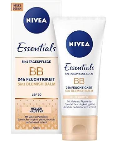 NIVEA Daily Essentials BB Cream 5-in-1 Beautifying Moisturiser Light 50ml - Pack of 1 - Buy Online on SooperMarket.com