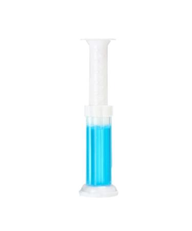 Flower Stamp Toilet Gels - Stops Limescale and Stains with Air Freshening Scent Deodorizing Clean - Cleaning Gel Effective Fragrant Eco-Friendly Reliable Toilet Cleaner for Bathroom Blue