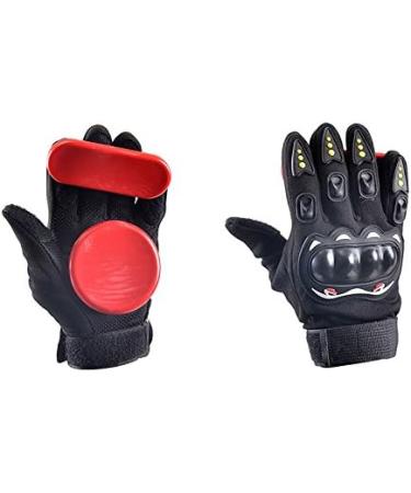 Andux Skateboard Slider Slide Glove HBST-05 Red - Durable Protection for Skateboarders - Buy Online on SooperMarket.com