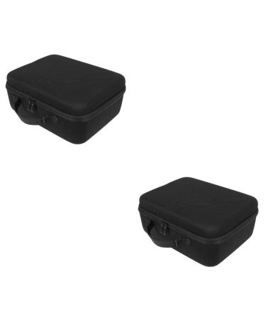 Baluue 2 Pcs Hair Dryer Storage Bag Hair Dryer Hard Case Travel Hair Dryer Travel Case Carrying Black Eva