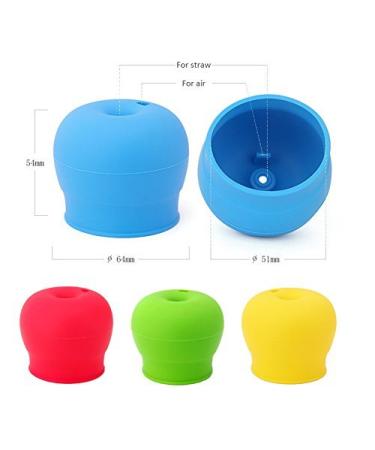 TOUGS Silicone Sippy Cup Lids for Toddlers and Babies (5 Pack) - Reusable, Spill-Proof, Durable - Fits Tumblers, Yeti Rambler, Mason Jars, Cups, and Mugs - 9 Piece Set - Buy Online on SooperMarket.com