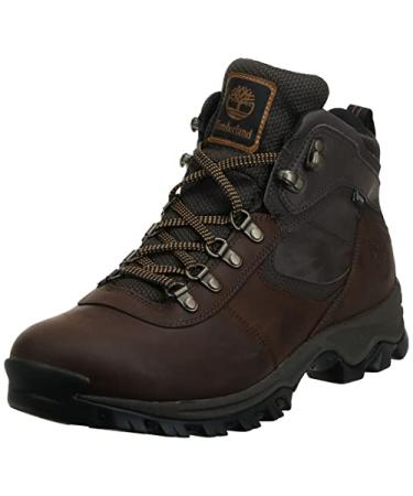 Timberland Men's Anti-Fatigue Hiking Waterproof Leather Mt. Maddsen Boot 11 Dark Brown Full Grain