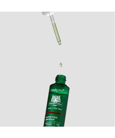 Medicube Super Cica Ampoule | 61.5% Centella Asiatica Extract for Damaged Skin | Instant Soothing & Calming | Korean Skincare (1.35fl.oz.) - Shop Now - Buy Online on SooperMarket.com