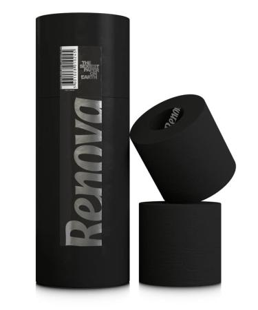 Gifts Colorful colored toilet paper - Contents 3 rolls - luxury roll - 3 -layer - Renova - soft - original - toilet paper - Available in blue green red orange pink yellow black (black)