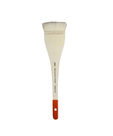 R&F Handmade Paints Hake Encaustic Brush  2.5-Inch (BHK25)