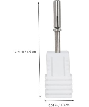 minkissy Acrylic Nails Trim Drill Bit Spas Nail Drill Shank Nail Shank for Women Nail Shank for Nail Drill Small Grinding Head Metal Nail Shaft Core Women's Nail Supplies Tungsten Steel - Buy Online on SooperMarket.com