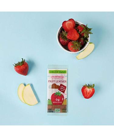 Stretch Island Strawberry Fruit Leather Snacks â€“ Vegan, Gluten-Free, No Added Sugar | 8 Count Pack - Buy Online on SooperMarket.com