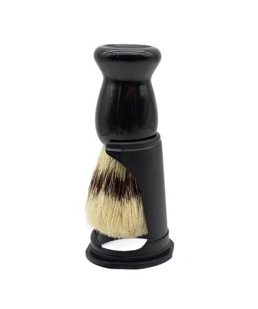 Beard Brush Stand Holder Shaving Brush Holder Plastic Shaving Razor Tool Holder Beauty Tools for Dry Wet Black Racks & Displays