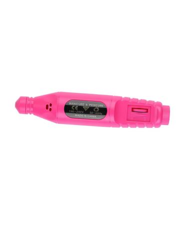 POPETPOP Nail Drill Machine Portable Nail Drill Portable Nail Polishing Machine Professional Acrylic Gel Tool Electrical Tools Nail Gel Nail Polishing Machine for Nail Art Drill rig Major 13.8*2.8cm Rosy