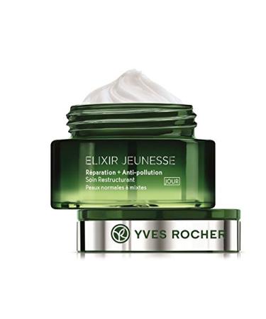 Yves Rocher Elixir Jeunesse Day Care Cream - Anti-Pollution Repair for Normal to Combination Skin | 50ml - Buy Online on SooperMarket.com