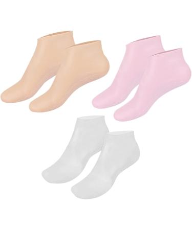 FOMIYES 6 Pairs Moisturizing Socks Hydrating Socks Moisturizing Lotion Feet Lotion Non Socks Aloe Socks Moisturizing Gel Socks Foot Care for Dry Cracked Feet Spa Socks for Women Foot Mask - Buy Online on SooperMarket.com