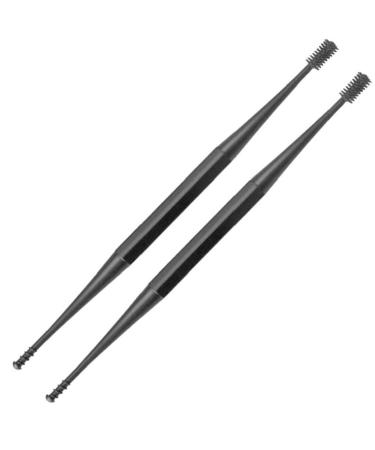 PiniceCore 2 Pieces Remover Ear Cleaning Sticks Ear Cleaner Spiral Swab Ear Wax Removal Tool