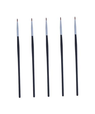 Baluue 5pcs Fine Eyeliner Brush Makeup Eyeliner Brush Thin Eyeliner Brush Make up Brushes Gels Fiber Black