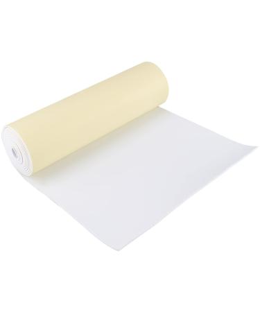BENECREAT 78.7x12 inch White Self-Adhesive EVA Foam Roll 3mm Thick Sticky Upholstery Foam Sheets for Scrapbooking Crafts Cosplay Model Cushion Furniture Gap Filling Packing 3mm Thick White