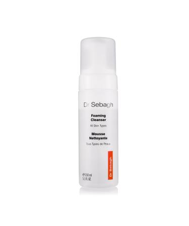 Dr Sebagh Foaming Facial Cleanser ALL SKIN TYPES - Cleansing Foam Purifying & Toning - Foaming Face Wash Cleanser for Women & Men - Daily Facial Foam Cleanser - Face & Skin Cleanser (5.1 fl. Oz.)