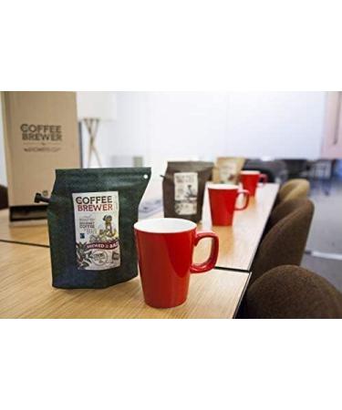 Coffeebrewer Desk Caf - Coffee Assortment Box with 25 Hand-Roasted Gourmet Coffee Bags - The Perfect Coffee at Work A Great Gift for The Working Coffee Lover Brown - Buy Online on SooperMarket.com