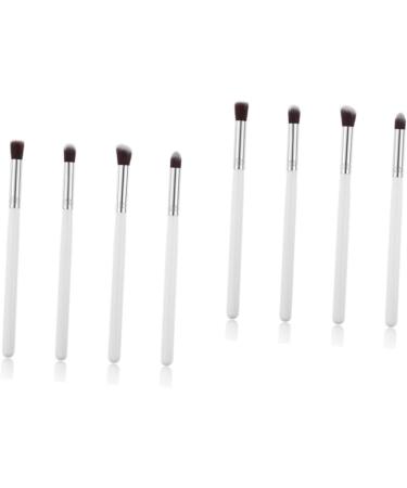 Healeved 8 Pcs Eye Make-up Brush Kit Face Brush Electric Brush Blush Brush Pencil Brush White - Buy Online on SooperMarket.com