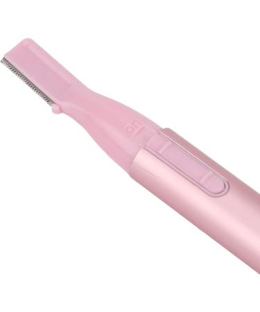 Eyebrow Trimmer for Sensitive Skin - Portable Mini Electric Facial Hair Remover | Pink Aluminum | Shop Internationally - Buy Online on SooperMarket.com