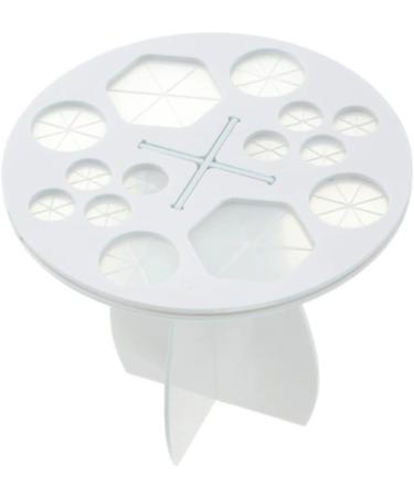 Angoily Brush Drying Holder | Makeup Organizer & Storage Rack | White Cosmetic Brush Dryer for Optimal Drying - Buy Online on SooperMarket.com
