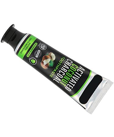 100% Natural Whitening Toothpaste - Coconut Oil & Activated Charcoal for Stain Removal & Mint Freshness | International Shipping Available - Buy Online on SooperMarket.com