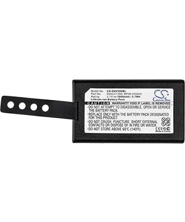1000mAh Battery Replacement for Datalogic CVR2 | 11300794 94ACC1368 800065-56 64ACC1368 (3.7V) - Fast International Shipping - Buy Online on SooperMarket.com