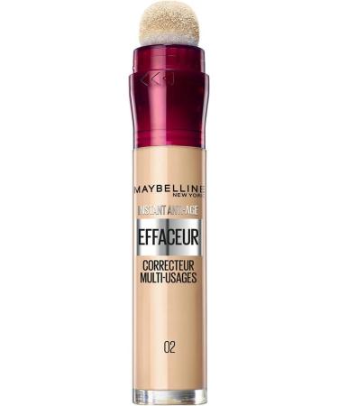 Gemey Maybelline Instant Anti-Ageing Dark Circles Concealer 20 Nude Beige by Maybelline Beige 6.8 ml (1Pack)