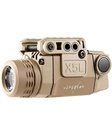 Viridian X5L-FDE Green Laser & Light Combo - Tactical Light Flat Dark Earth - Buy Online on SooperMarket.com