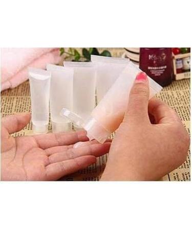 20PCS 15ml/20ml/30ml/50ml/100ml Clear Empty Refillable Plastic Soft Tubes Cosmetic Sample Bottles Jars Makeup Travel Containers For Lip Balms Lip Gloss Shampoo Shower Gel Body Lotion (15ml) - Buy Online on SooperMarket.com