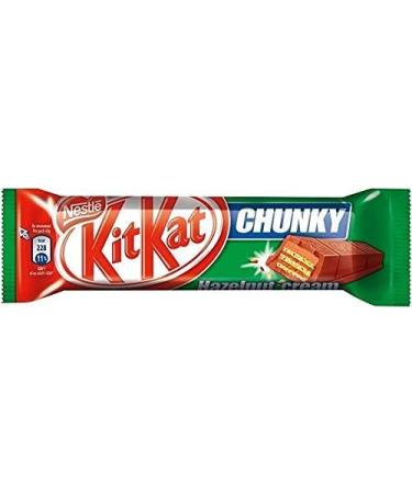KitKat Chunky Hazelnut Cream Bar 4 x 42g Delicious Tasty And Twisty Treat Gift Hamper For Birthday Christmas Sold By Kidzbuzz