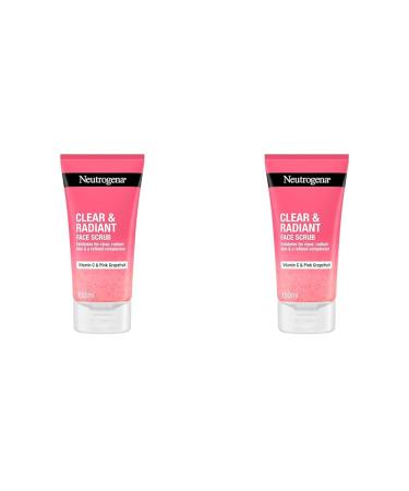 NEUTROGENA Clear & Radiant Face Scrub 150ml (Pack of 2) 150 ml (Pack of 2)