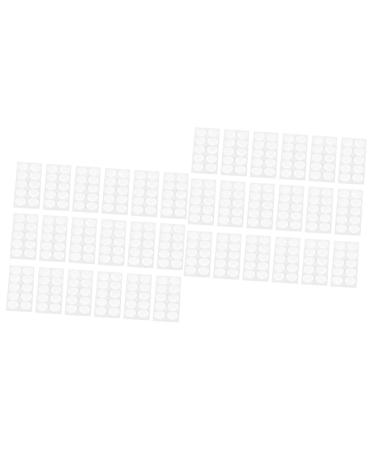 Healeved Earlobe Protective Film Invisible Tape Silicone Patch Duct Tape Clear Earring Clip Pads Earrings Lobe Support Ear Lobe Tape Ear Lobe Support Tape Invisible Ear Lifting 240 Sets Transparent Colorx2pcs 7x3.8cmx2pcs