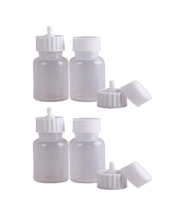 Xmasir Precision Applicator Set - 4 pcs 1 Oz. Henna Bottles with Needle Tips - 16 pcs Caps - Multi Purpose - Buy Online on SooperMarket.com
