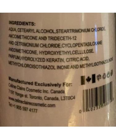 Celine Claire Master Keratin Daily Conditioner - Moisturizing Sulfate-Free Anti-Frizz | Hydrating Care for All Hair Types | International Shipping Available - Buy Online on SooperMarket.com