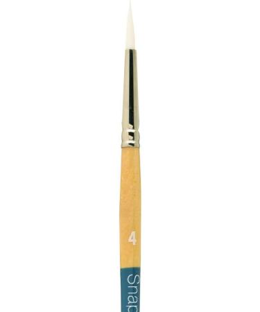 Princeton Snap Brushes 4 White Taklon Round - High-Quality Artist Brush - Buy Online on SooperMarket.com