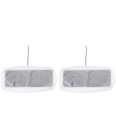 Hama 00113818 | Protective Dust Cover for Keyboards | Transparent | 48 x 5 x 21.5 cm (Pack of 2)