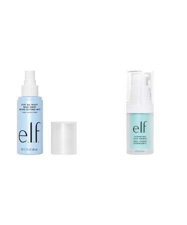 e.l.f. Stay All Night Blue Light Micro-Setting Mist Setting Spray & Skin Refresher & Hydrating Face Primer Makeup Primer For Flawless Smooth Skin & Long-Lasting Makeup Make Up+Face Primer