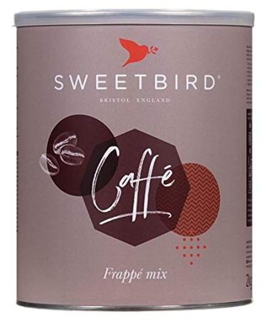 Sweetbird Caffe Frappe Mix (1 x 2kg Tin) Coffee Flavoured Frappe Powder