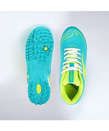 Kookaburra Unisex Youth Neon Mint Hockey Shoes - Mint Yellow - Size 34 | International Shipping Available - Buy Online on SooperMarket.com