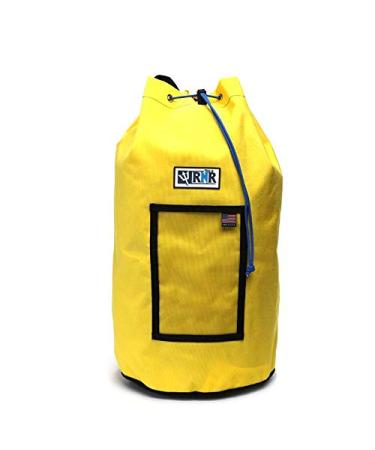 Rock-N-Rescue Grand Rope Bag with Drawstring Closure - Rock Climbing and Rescue Gear, Heavy Duty Waterproof Nylon Material, 600' of 1/2" Capacity, X-Large, Yellow Yellow X-Large