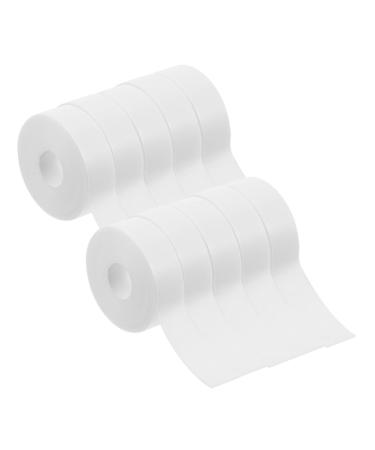 minkissy 10 Rolls Eyelash Tape Grafting Eyelash Tool Adhesive Lashes Tape Lash Extension Auxiliary Tool Eye Makeup Tape Lash Extension Tape False Eyelashes Tape For Women Foam Sticker White