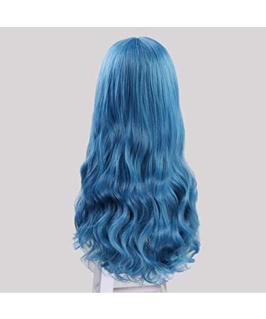 Buy Descendants 2 Evie Wig - Long Blue Braided Wavy Synthetic Hair + Cap | Heat Resistant International Shipping - Buy Online on SooperMarket.com