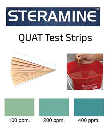 Quaternary Sanitizing Tablets 150 ct. Bottle | Kills E-Coli, HIV, Listeria | Food Contact Surface Sanitizer | Includes 15 QT-10 Test Strips - Buy Online on SooperMarket.com