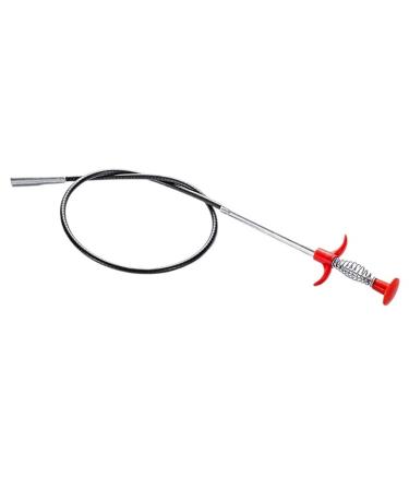 60cm Spring Pipe Dredging Tools Drain Snake Drain Cleaner Sticks Clog Remover Cleaning Household For Kitchen Bending Sink Tool