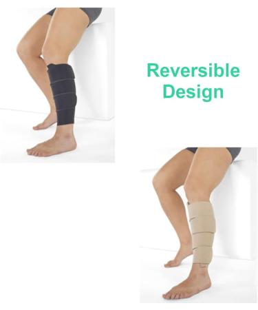 Juzo Calf Compression Brace - Reversible Multi-Purpose 30-60 mmHg Beige - S Max Regular XXX-Large Long - Buy Online on SooperMarket.com