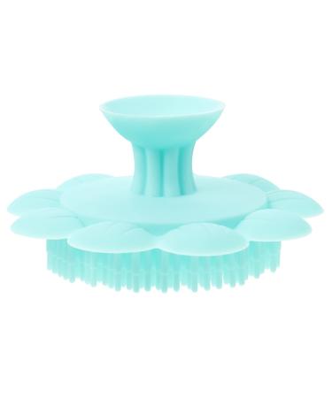 Healvian 1pc Massager Soft Bristles Cradle Deep Shower Baby Bath Toddler Massage Safe Rub Hair-Washing Green Scalp Practical Brush Combs Cleaning Dandruff Wet Lovely Kid or