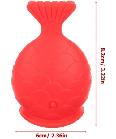 Baluue 2 Pcs Lips Enhancer Plumper Device Silicone Fish Shape Lip Plumper Natural Pouting Mouth Tool for Women Girls - Buy Online on SooperMarket.com